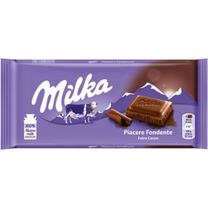 Barra de Chocolate Milka Extra Cacau 100g