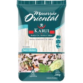 Macarrão Oriental Karui Sem Glúten 200g Macarrão Oriental Karui Sem Glúten 200g