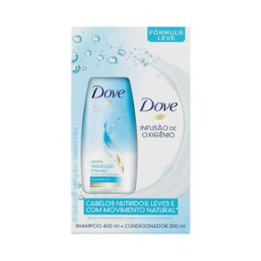 Kit Dove Infusão de Oxigênio Shampoo 400ml + Condicionador 200ml