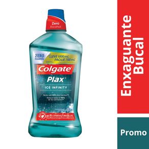 Enxaguante Bucal Colgate Plax Ice Infinity Leve 1 Litro Pague 700ml Enxaguante Bucal Colgate Plax Ice Infinity Leve 1 Litro Pague 700ml