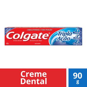 Creme-Dental-Colgate-Tripla-Acao-Hortela-90g Creme-Dental-Colgate-Tripla-Acao-Hortela-90g