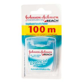 Fio-Dental-Johnson---Johnson-Reach-Essencial-100M Fio-Dental-Johnson---Johnson-Reach-Essencial-100M