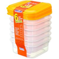 Conjunto-de-Caixa-Organizadora-Pleion-850ml-Com-6-Unidades