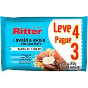 Barra-de-Cereal-Ritter-Avela-e-Aveia-com-Chocolate-80g-Leve-4-Pague-3-Unidades