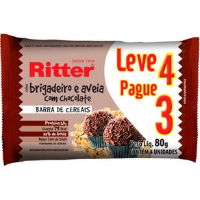 Barra-de-Cereal-Ritter-Brigadeiro-e-Aveia-com-Chocolate-80g-Leve-4-Pague-3-Unidades Barra-de-Cereal-Ritter-Brigadeiro-e-Aveia-com-Chocolate-80g-Leve-4-Pague-3-Unidades