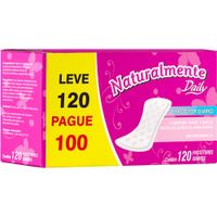 Protetor-Diario-Naturalmente-Daily-Sem-Perfume-e-Sem-Abas-Leve-120-Pague-100-Unidades