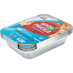 Bandeja-de-Aluminio-Wyda-Pratica-115-Litro-Com-10-Unidades Bandeja-de-Aluminio-Wyda-Pratica-115-Litro-Com-10-Unidades