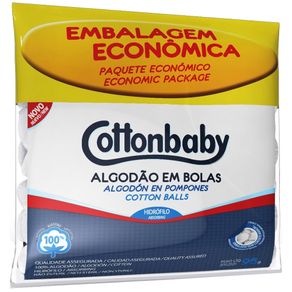Algodao-Cottonbaby-em-Bolas-Brancas-95g Algodao-Cottonbaby-em-Bolas-Brancas-95g