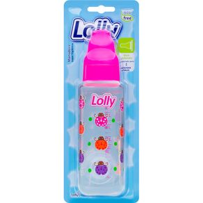 Mamadeira-Lolly-Zoo-Bico-Redondo-Rosa-240ml Mamadeira-Lolly-Zoo-Bico-Redondo-Rosa-240ml