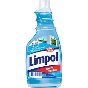Limpa-Vidros-Limpol-3-em-1-Refil-500ml Limpa-Vidros-Limpol-3-em-1-Refil-500ml