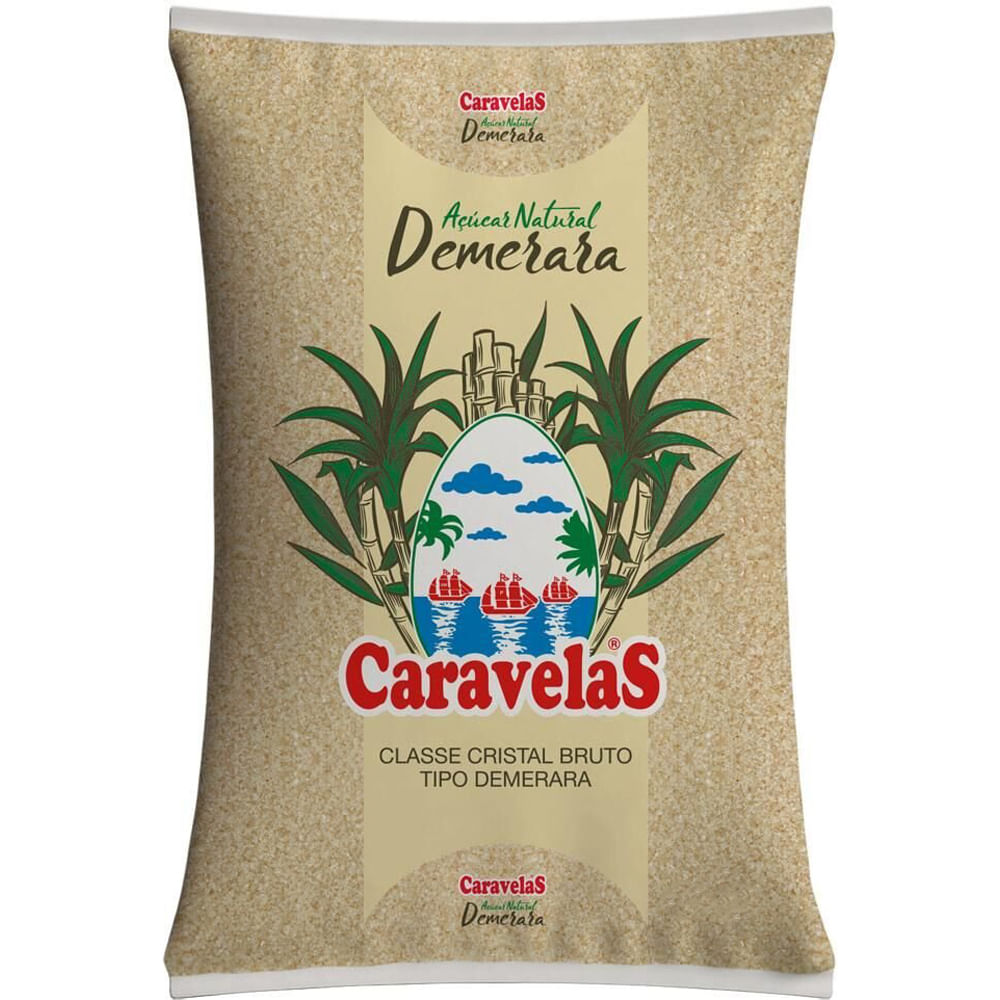 Açúcar Demerara Caravelas 5kg