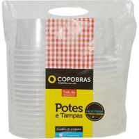 Pote-Descartavel-Copobras-PP-Transparente-com-Tampa-1-Litro-Com-25-Unidades