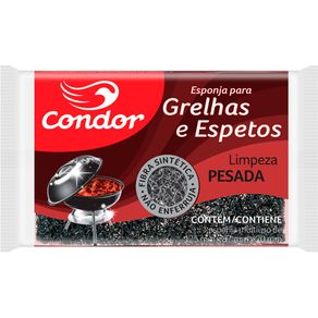 Esponja-Condor-Grelhas-e-Espetos Esponja-Condor-Grelhas-e-Espetos