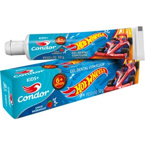 Gel-Dental-Infantil-Condor-Bambinos-3-Hot-Wheels-50g Gel-Dental-Infantil-Condor-Bambinos-3-Hot-Wheels-50g