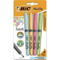 Marcador-de-Texto-Bic-Briteliner-Grip-Cores-Sortidas-Com-4-Unidades