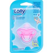 Chupeta-Lolly-100--Silicone-Ortodontica-Rosa-Tamanho-2