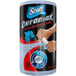 Pano-Multiuso-Scott-Duramax-Azul-Com-58-Unidades Pano-Multiuso-Scott-Duramax-Azul-Com-58-Unidades