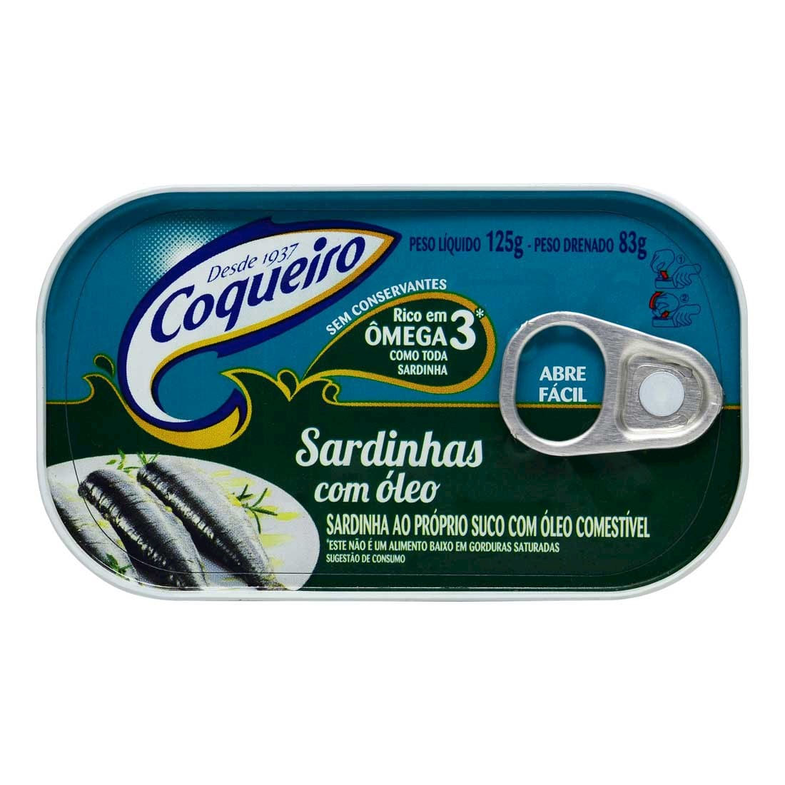 Sardinha Coqueiro com Óleo Comestível 125g