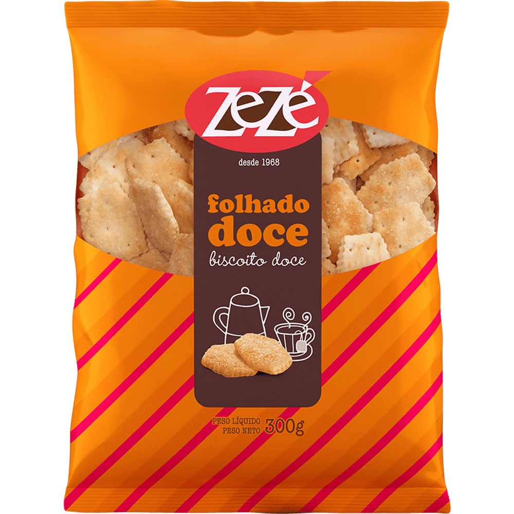 Biscoito Doce Zezé Folhado Doce 300g