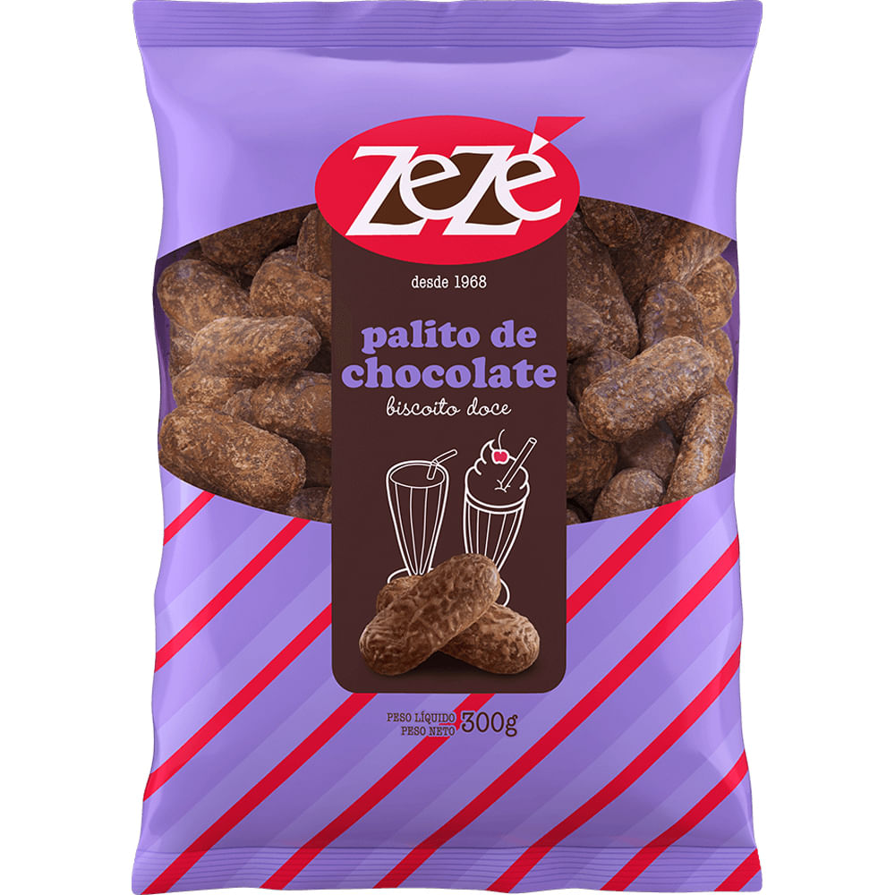 Biscoito Doce Zezé Palito de Chocolate 300g