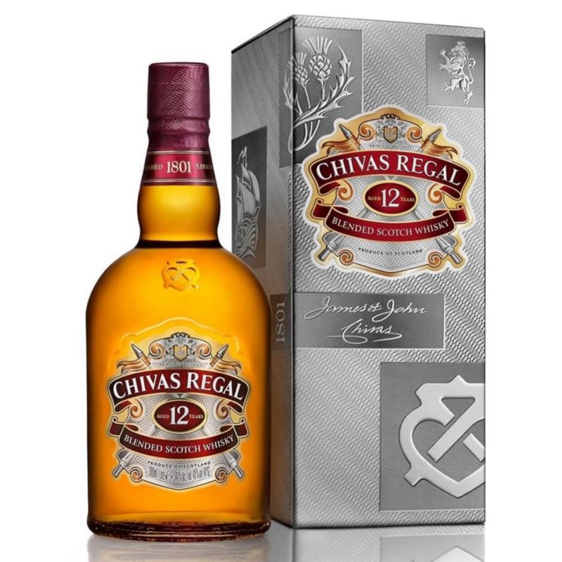 Whisky Escocês Chivas Regal 12 Anos 1 Litro - fortatacadistamobile