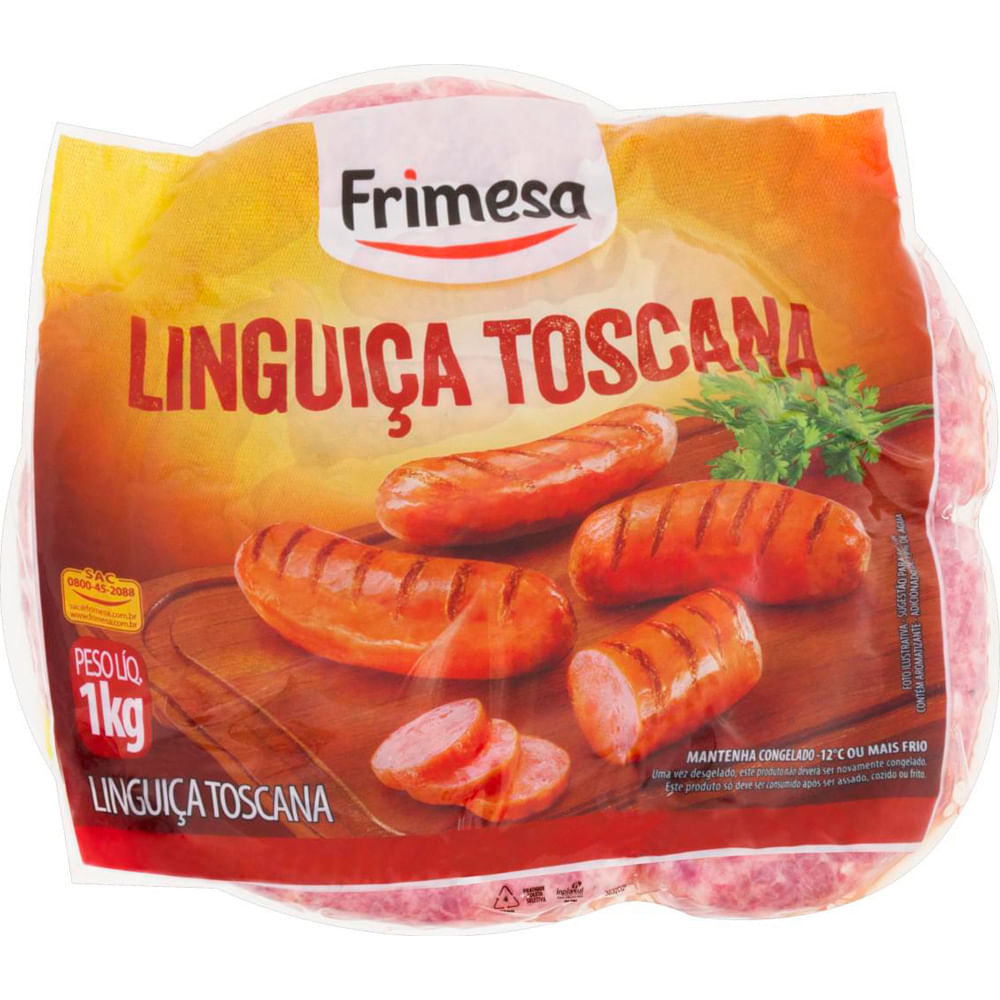 Linguiça Toscana Frimesa 1kg