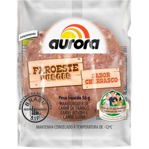 HAMB.-AURORA-GRANEL-56G-FAROESTE-BURGUE---660000 HAMB.-AURORA-GRANEL-56G-FAROESTE-BURGUE---660000