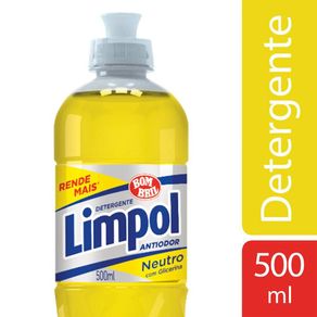 Detergente-Liquido-Limpol-Neutro-500ml Detergente-Liquido-Limpol-Neutro-500ml