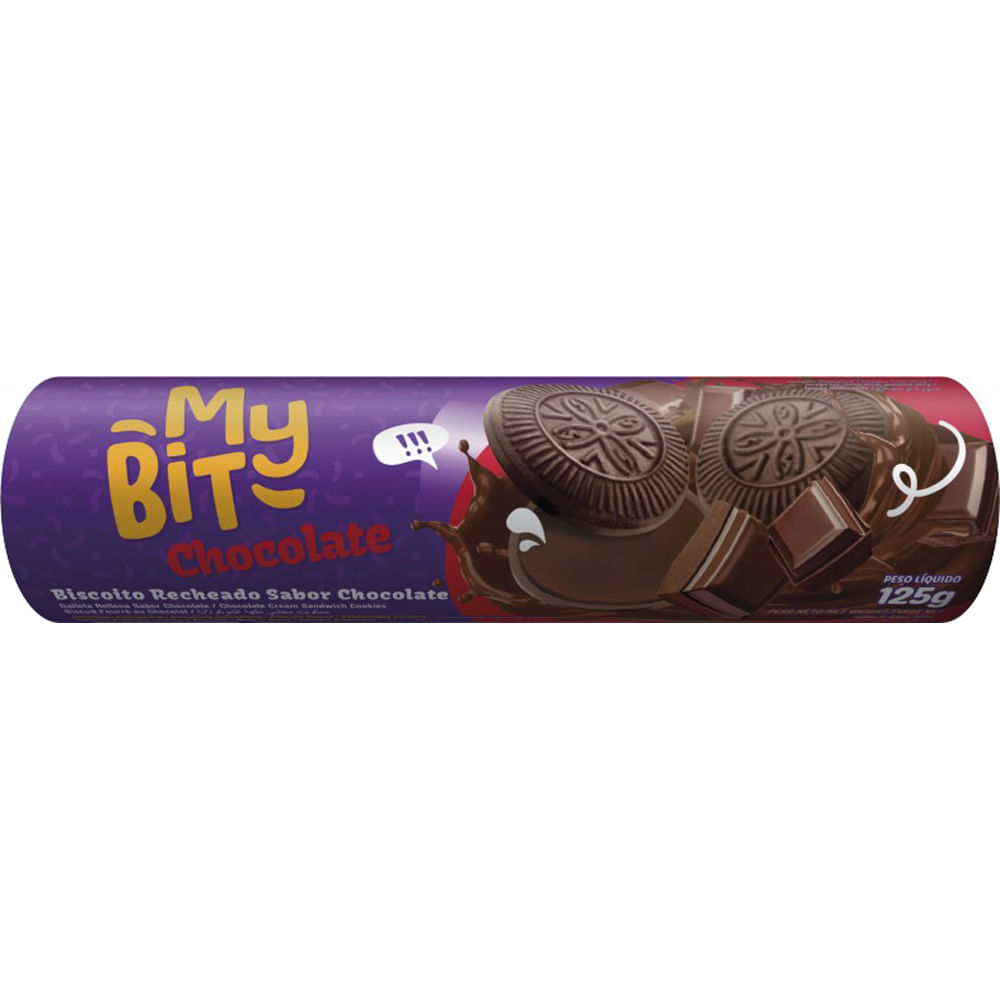 Biscoito Recheado Mybit 110g Chocolate