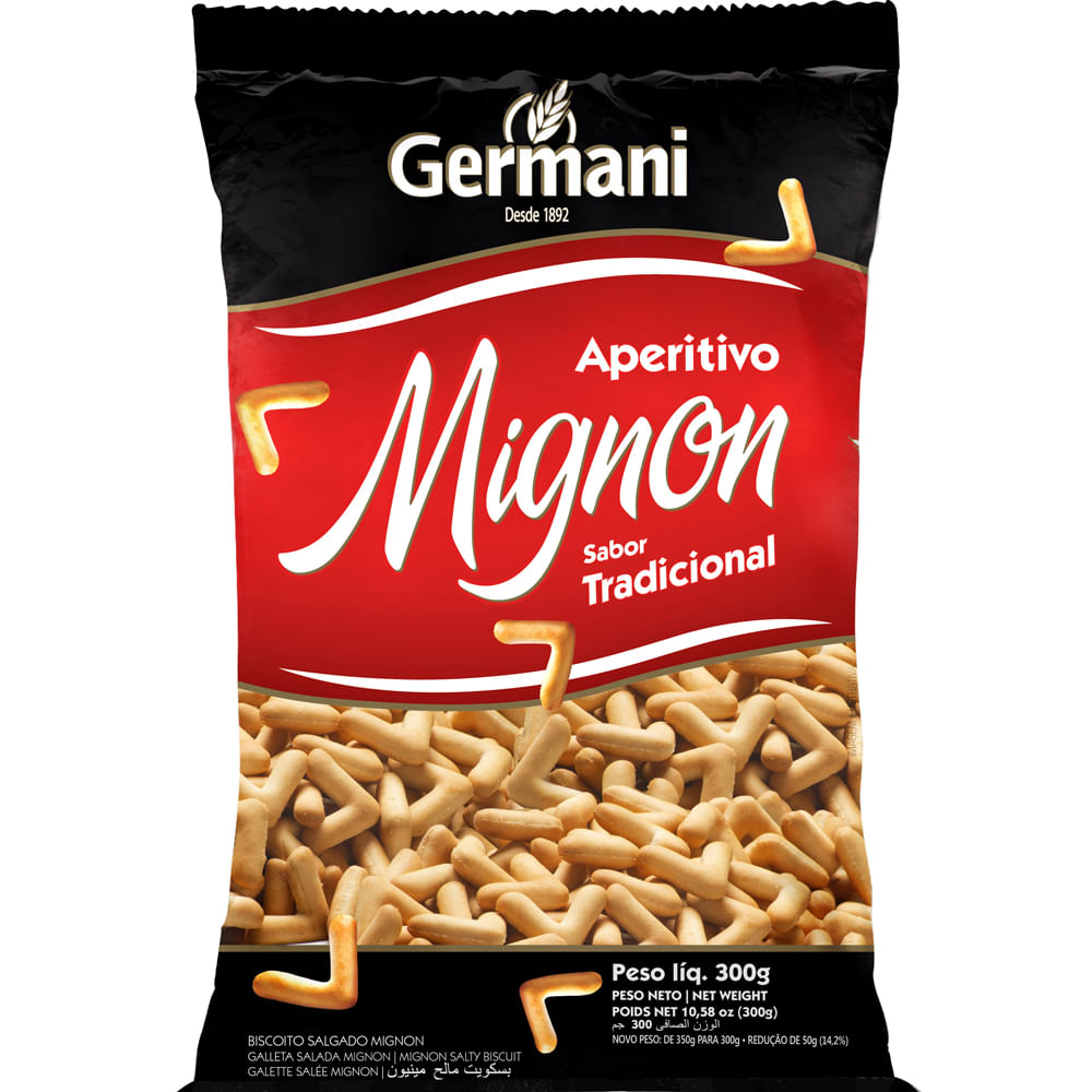 Biscoito Salgado Germani Mignon Tradicional 200g