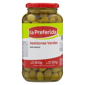 Azeitona-Verde-La-Preferida-com-Caroco-500g Azeitona-Verde-La-Preferida-com-Caroco-500g