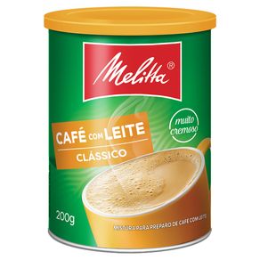 Cafe-Soluvel-Melitta-com-Leite-Pote-200g Cafe-Soluvel-Melitta-com-Leite-Pote-200g