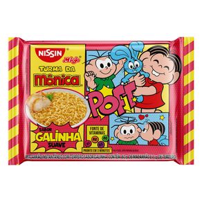 Macarrao-Instantaneo-Nissin-Turma-da-Monica-Galinha-Pacote-85g Macarrao-Instantaneo-Nissin-Turma-da-Monica-Galinha-Pacote-85g