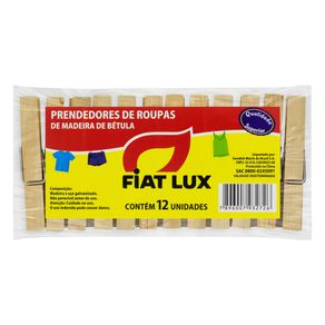 Prendedor-para-Roupas-Fiat-Lux-Madeira-Medio-Com-12-Unidades Prendedor-para-Roupas-Fiat-Lux-Madeira-Medio-Com-12-Unidades