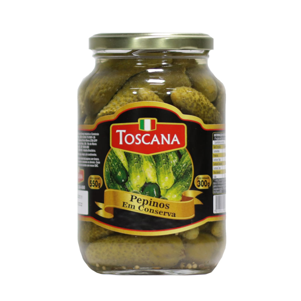 Pepino em Conserva Toscana 300g