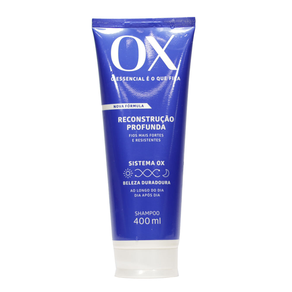 Shampoo Ox Reconstrução Profunda 400ml - fortatacadista