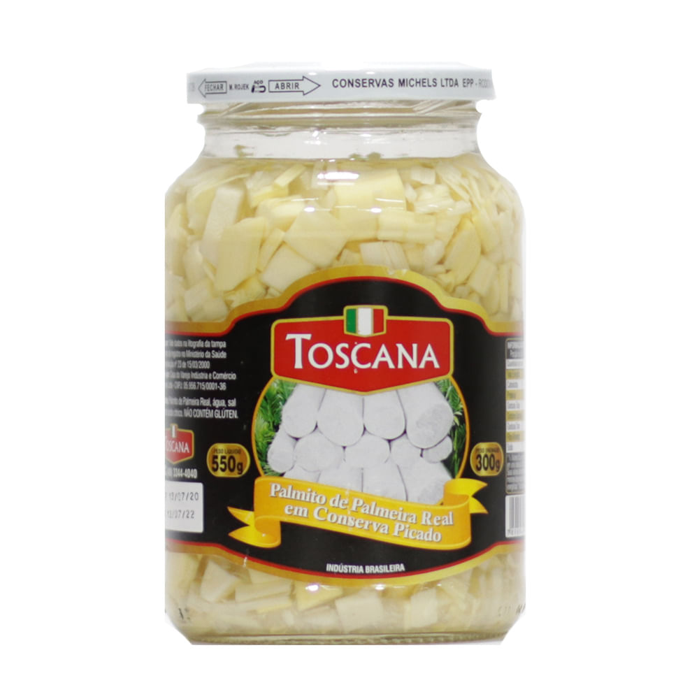 Palmito Palmeira Real Toscana Picado 300g