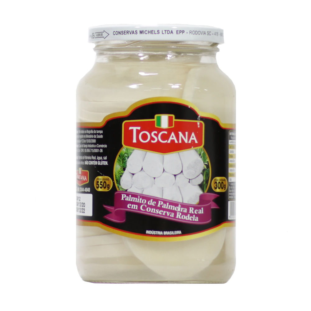 Palmito Palmeira Real Toscana Rodela 300g