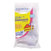 Garfo-Descartavel-Strawplast-Sobremesa-Cristal-Com-50-Unidades