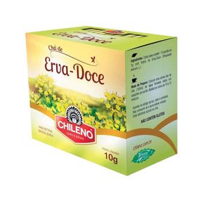 Cha-Chileno-Erva-Doce-10g-Com-10-Saches Cha-Chileno-Erva-Doce-10g-Com-10-Saches