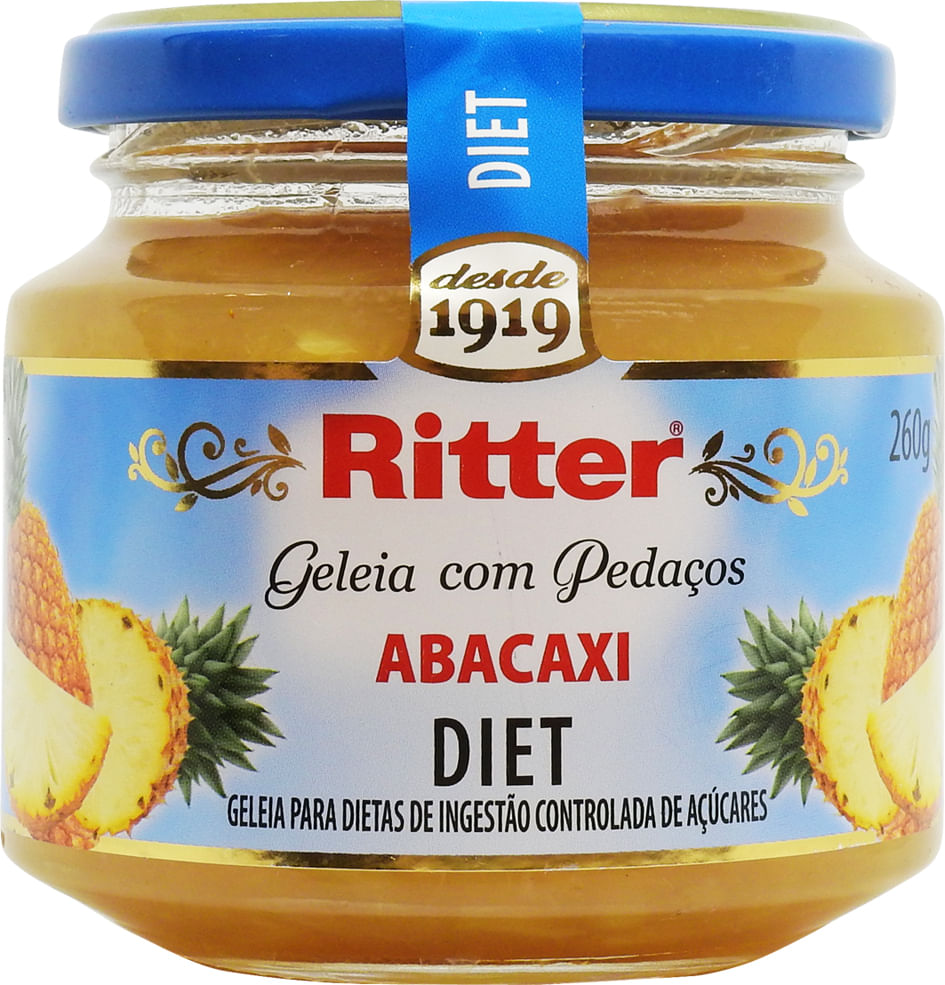 Geleia Ritter Diet Abacaxi 260g