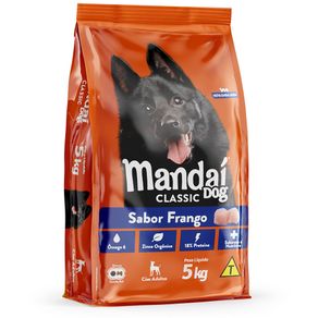 Racao-para-Caes-Mandai-Dog-Caes-Adultos-Frango-5kg Racao-para-Caes-Mandai-Dog-Caes-Adultos-Frango-5kg