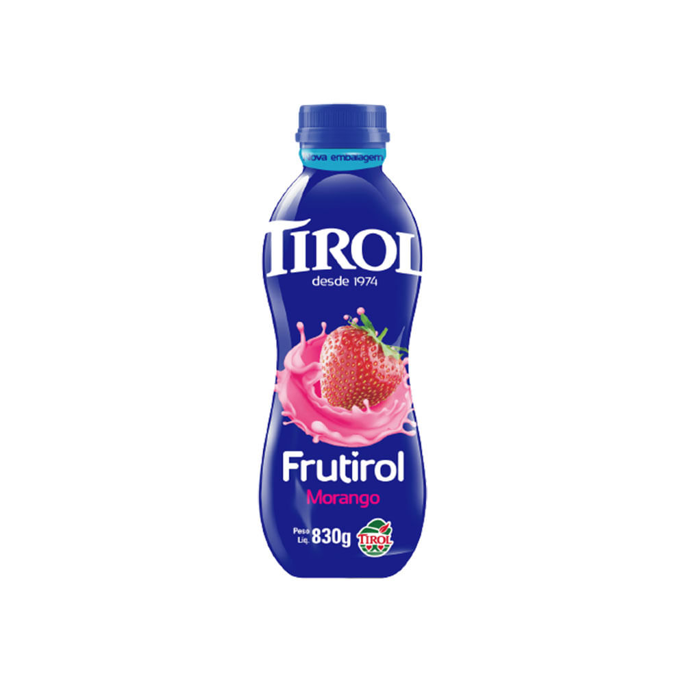 Bebida Láctea Tirol Morango 830g