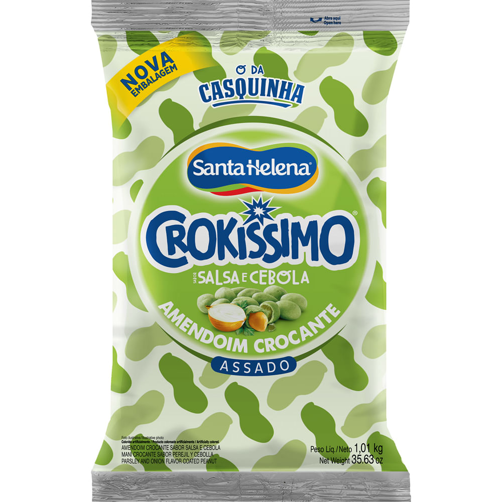 Amendoim Crocante Crokíssimo Salsa e Cebola 1,01kg