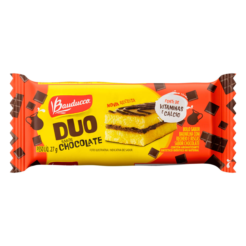 Bolinho Bauducco Duo Cenoura 27g