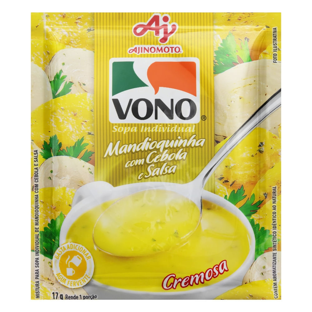 Sopa Vono Mandioquinha com Cebola e Salsa 17g