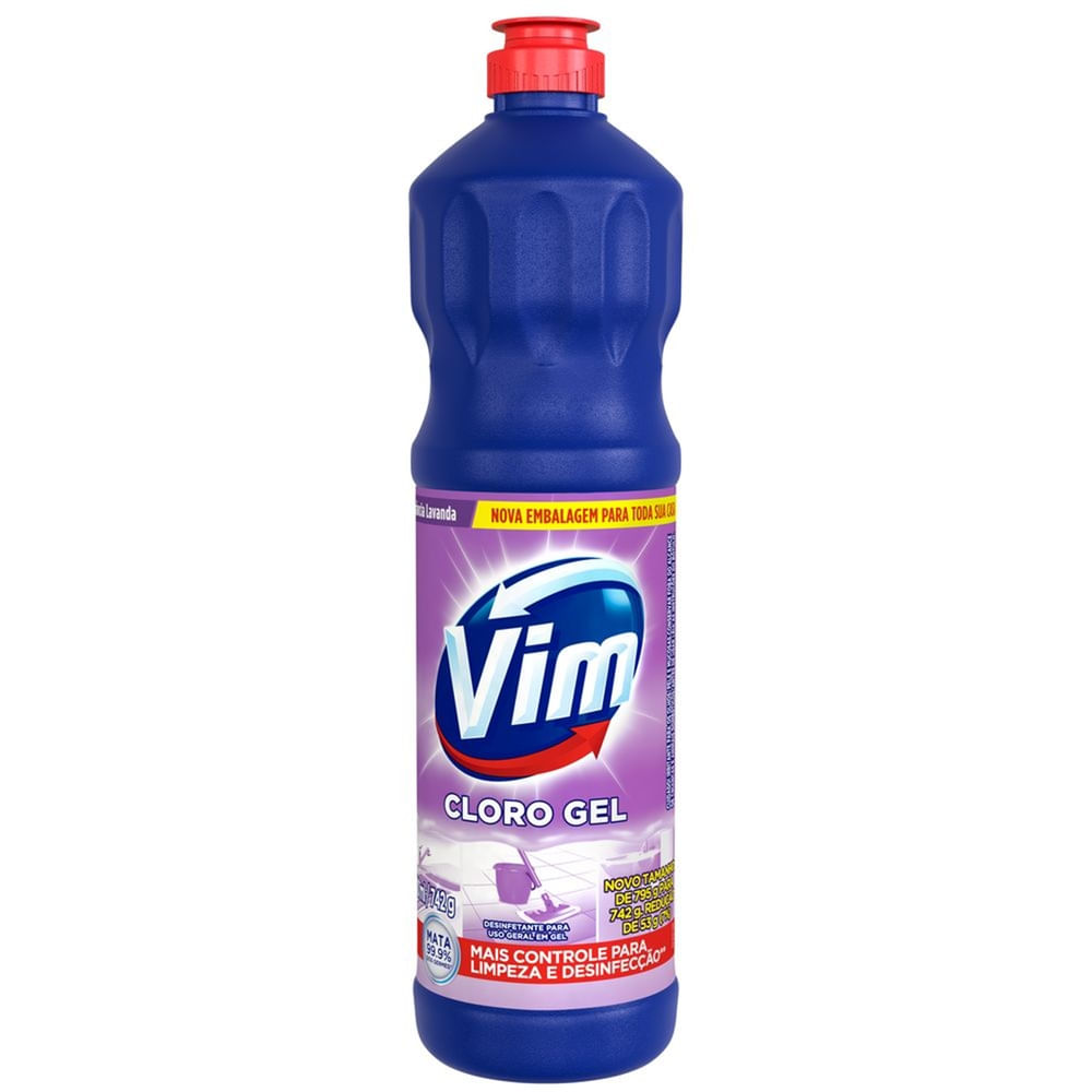 Desinfetante Vim Cloro Gel Lavanda 700ml