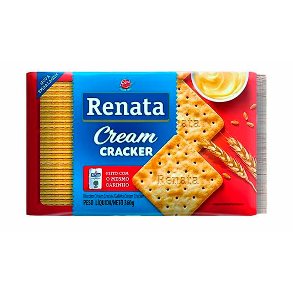 Biscoito Cream Cracker Renata Tradicional 360g