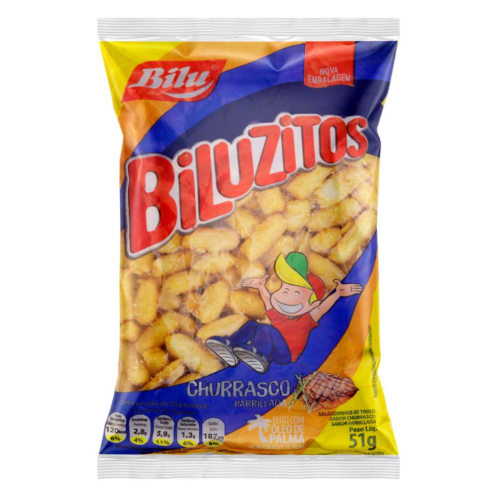 Salgadinho Biluzitos Churrasco 41g