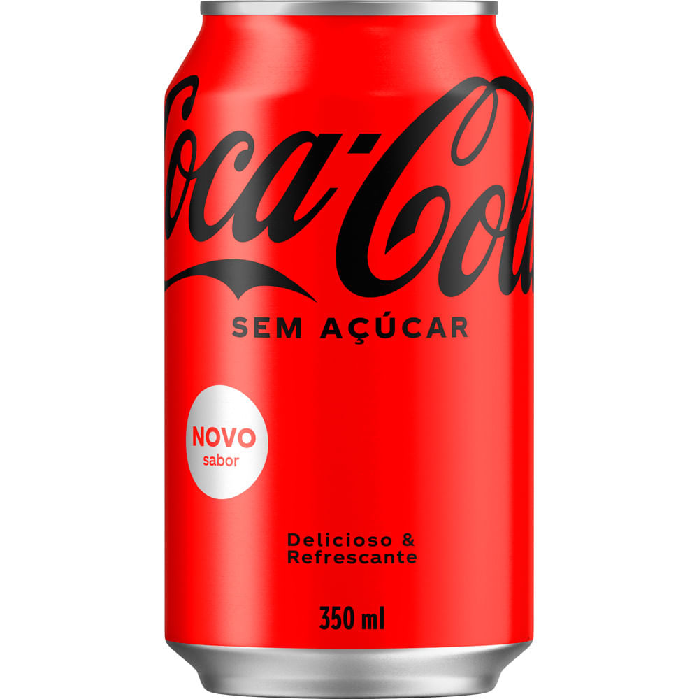 Refrigerante Coca-Cola Zero Açúcar Lata 350ml